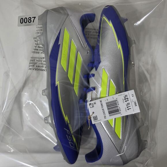 Adidas F50 League FG MG Men\'s Size 11.5 Soccer Cleats IG0918 Messi 1 Silver New